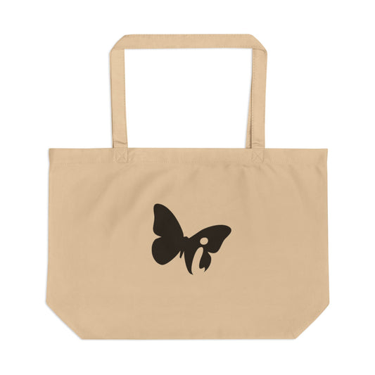 Radical by Nature Large Eco Tote — Butterfly Graphic Reusable Market Bag