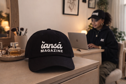 Iansá Magazine Signature Black Cap