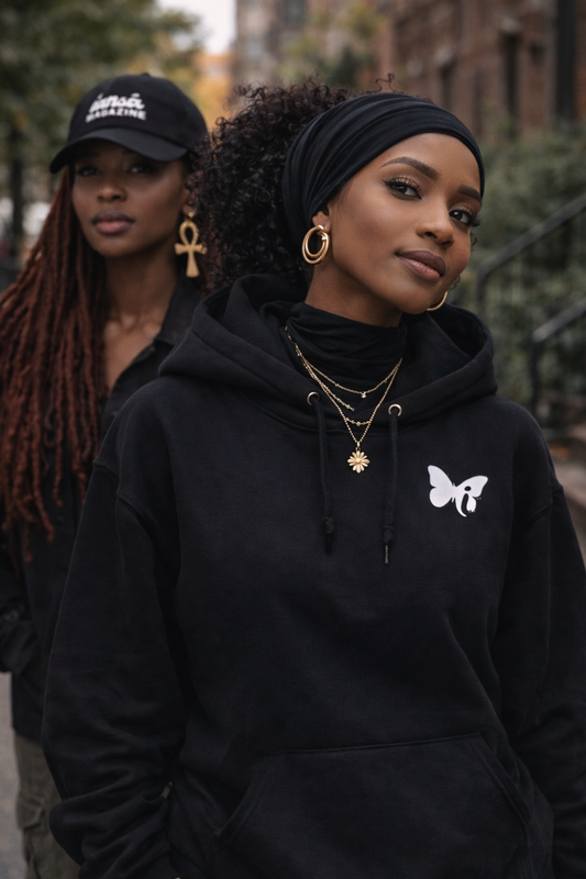 Radical By Nature Hoodie — Minimal Butterfly Graphic Champion Hooded Sweatshirt